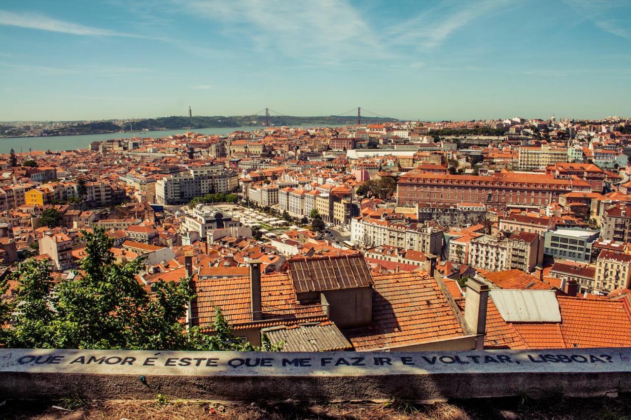 Charming Apartment In Private Condominium At Graca Lissabon Buitenkant foto